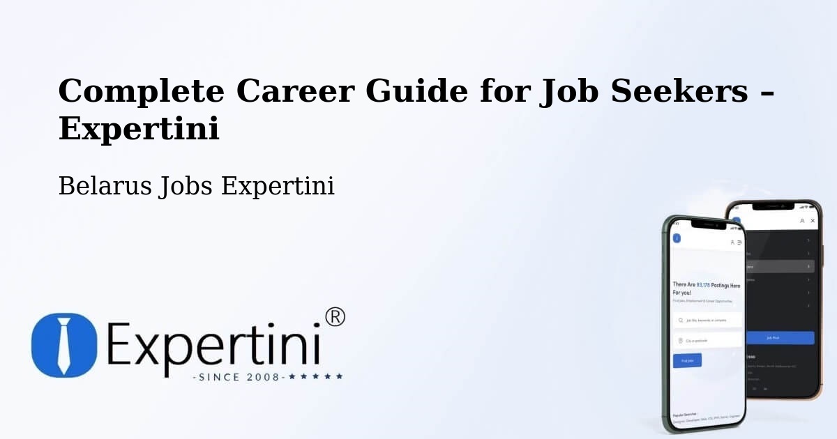Career Guide for Job Seekers – Belarus - Belarus Jobs Expertini